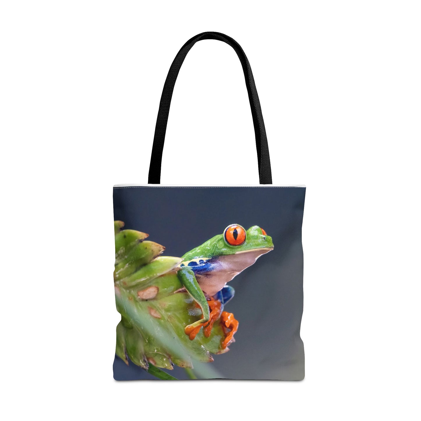 Colorful Frog Tote Bag - Eco-Friendly Wildlife Lover's Accessory