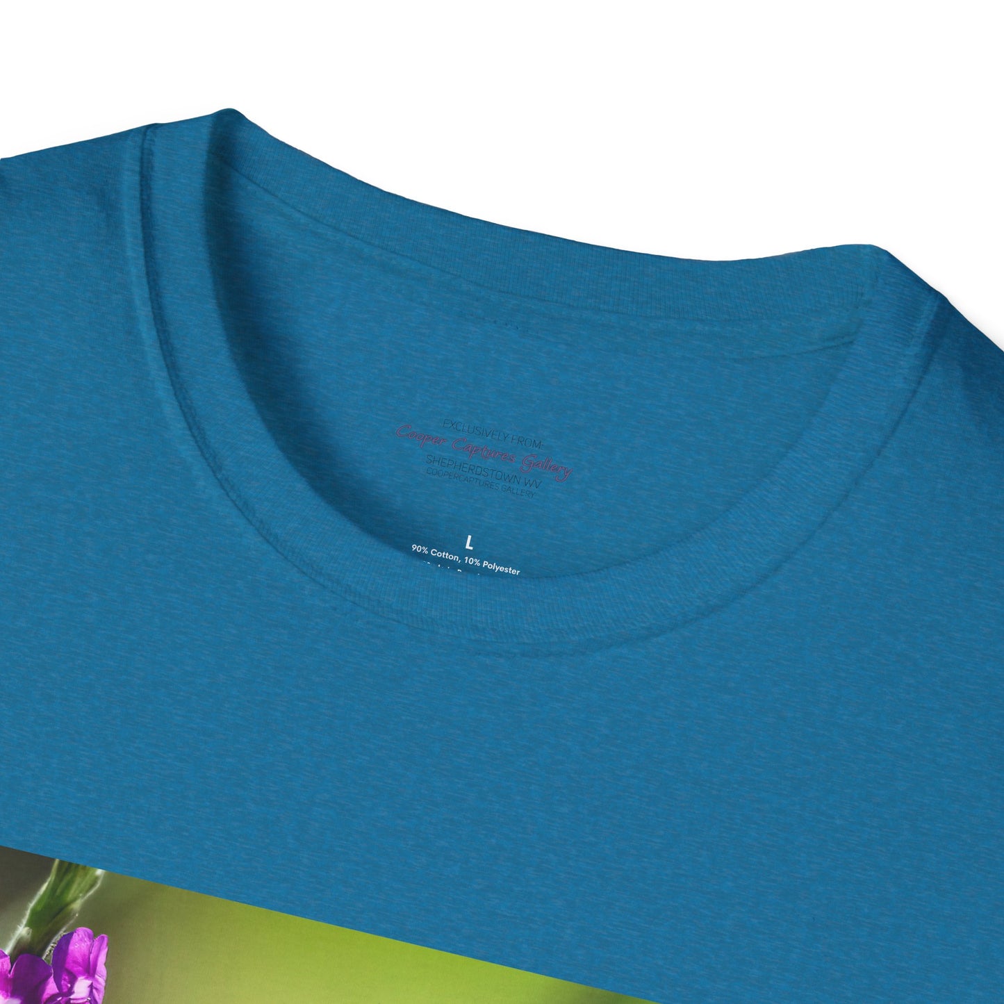 Costa Rican Rufous-tailed hummingbird in flight - T-shirt