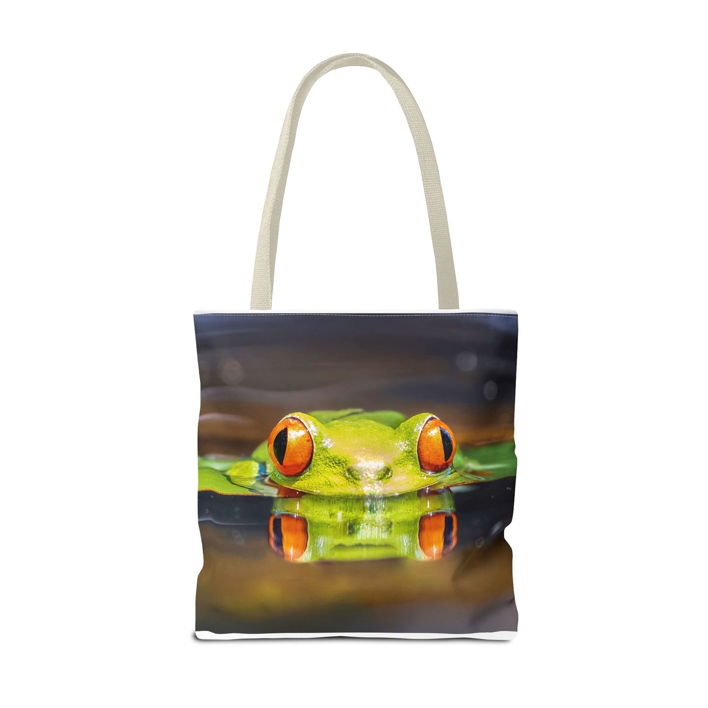 Colorful Frog Tote Bag - Eco-Friendly Wildlife Lover's Accessory