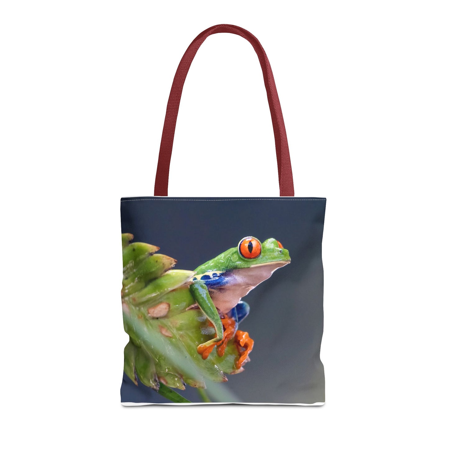 Colorful Frog Tote Bag - Eco-Friendly Wildlife Lover's Accessory