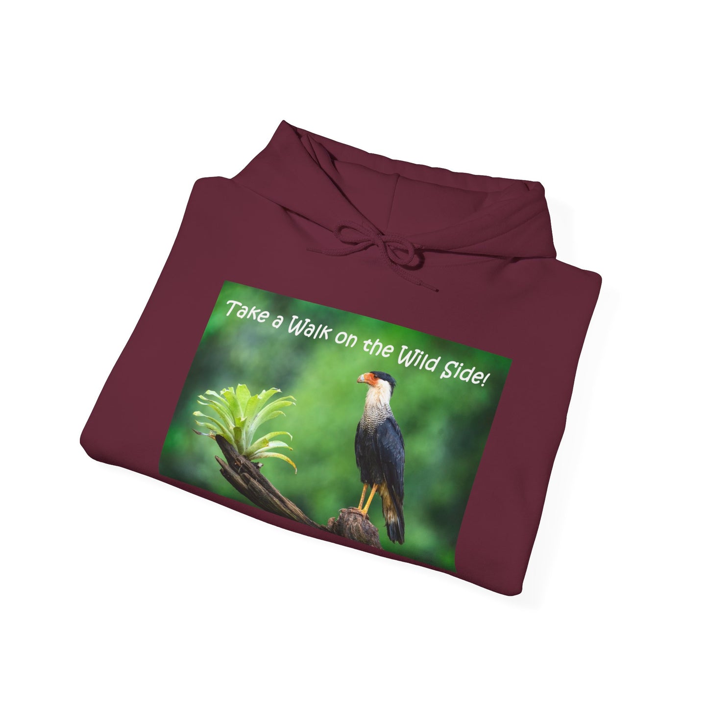 Costa Rican Crested Caracara - Heavy Blend™ Hooded Sweatshirt