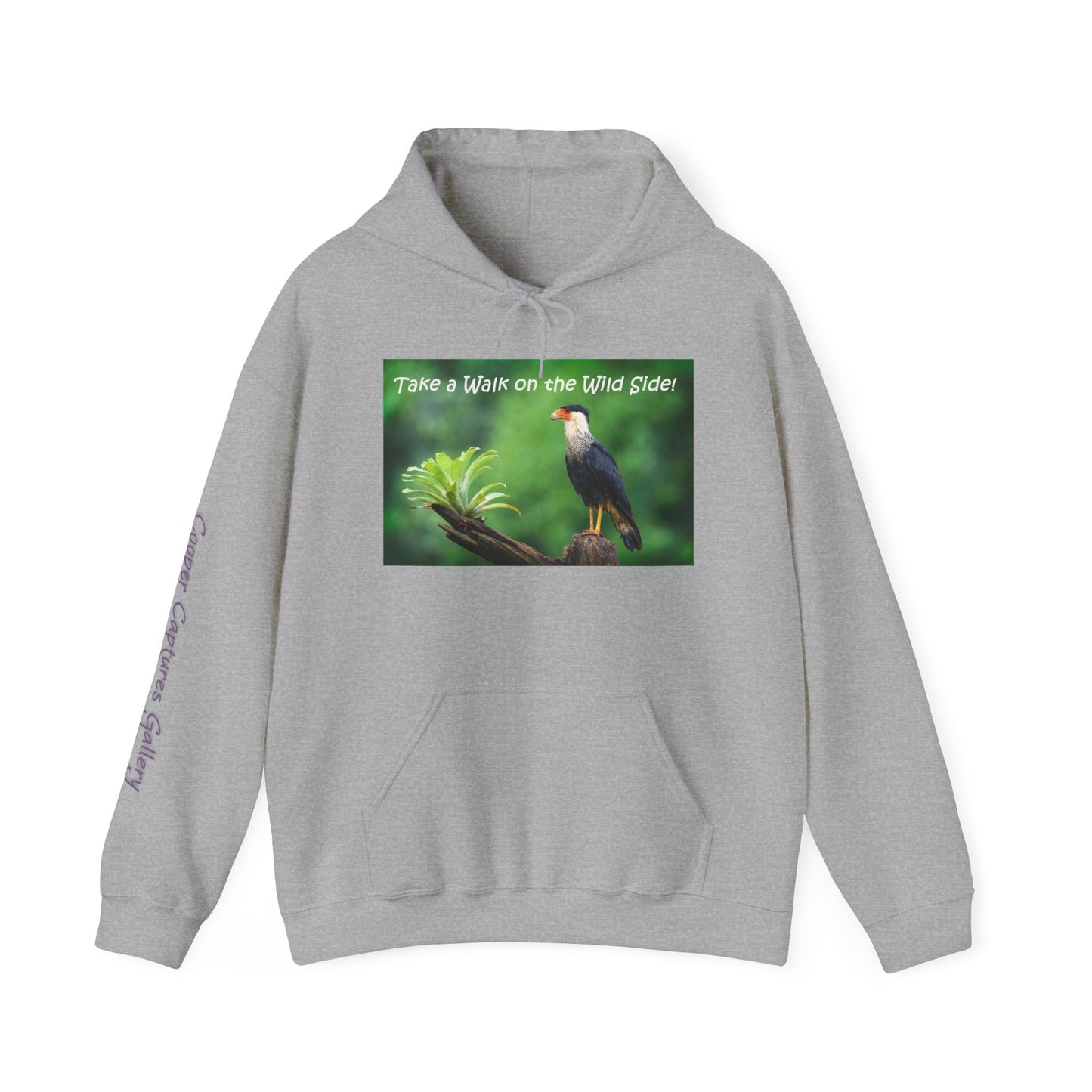 Costa Rican Crested Caracara - Heavy Blend™ Hooded Sweatshirt
