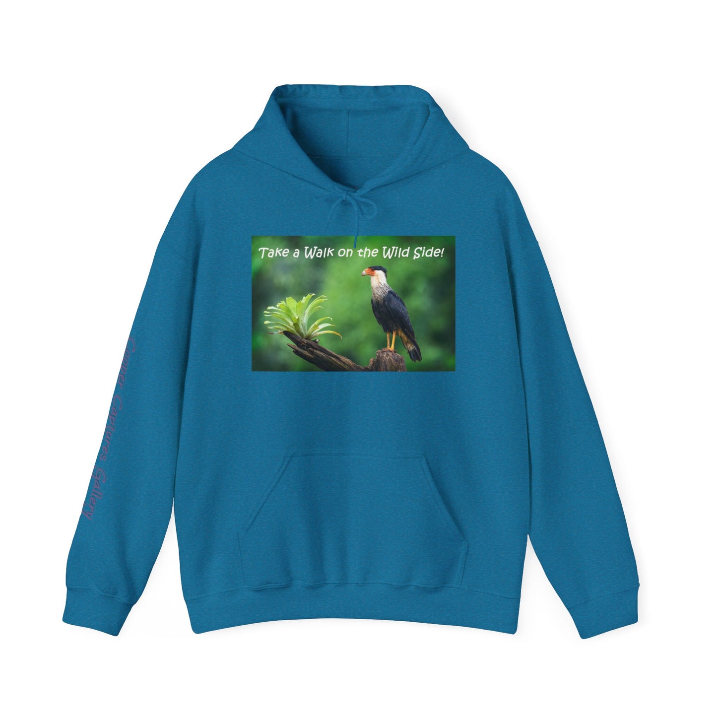 Costa Rican Crested Caracara - Heavy Blend™ Hooded Sweatshirt