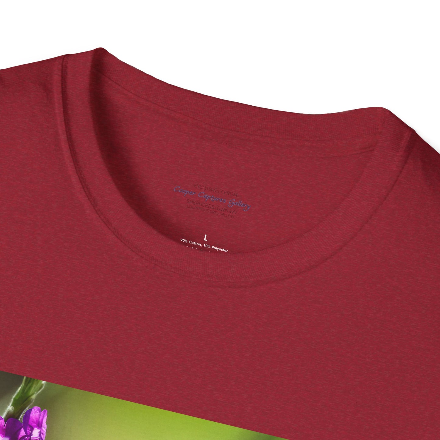 Costa Rican Rufous-tailed hummingbird in flight - T-shirt