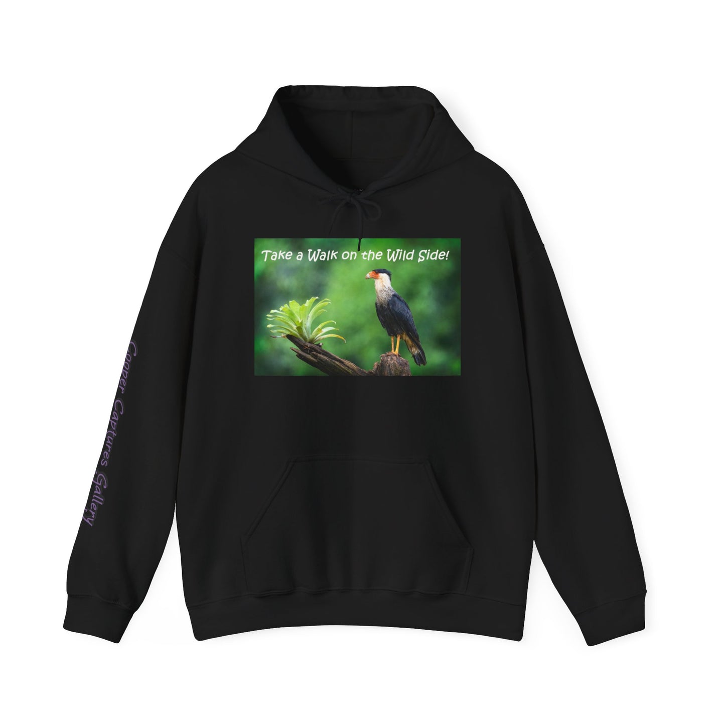 Costa Rican Crested Caracara - Heavy Blend™ Hooded Sweatshirt