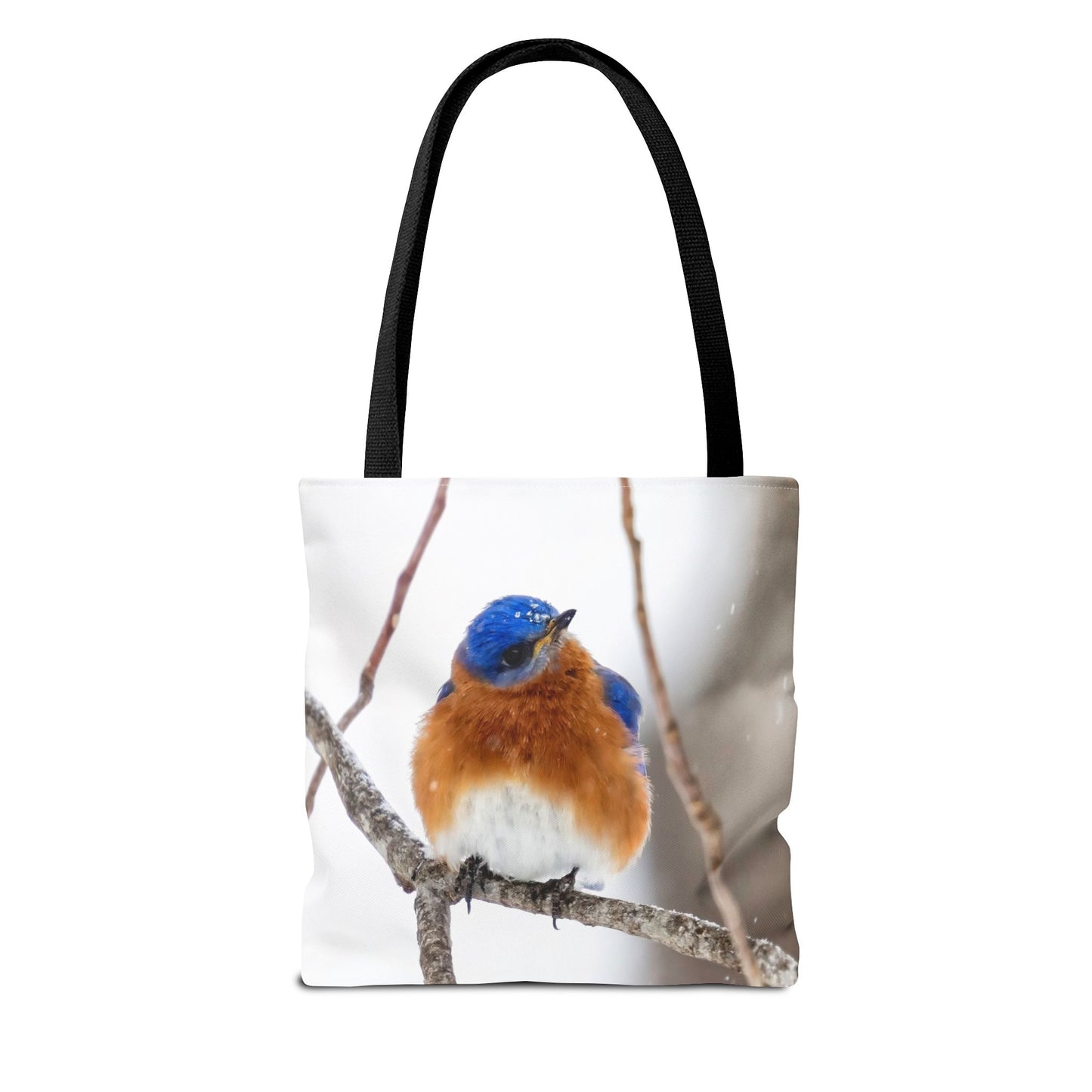 Bluebirds Tote Bag - Nature-Inspired Eco-Friendly Shopping Bag