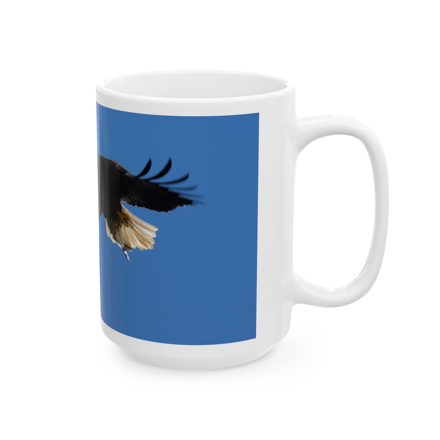 American Bald Eagle - White interior mug