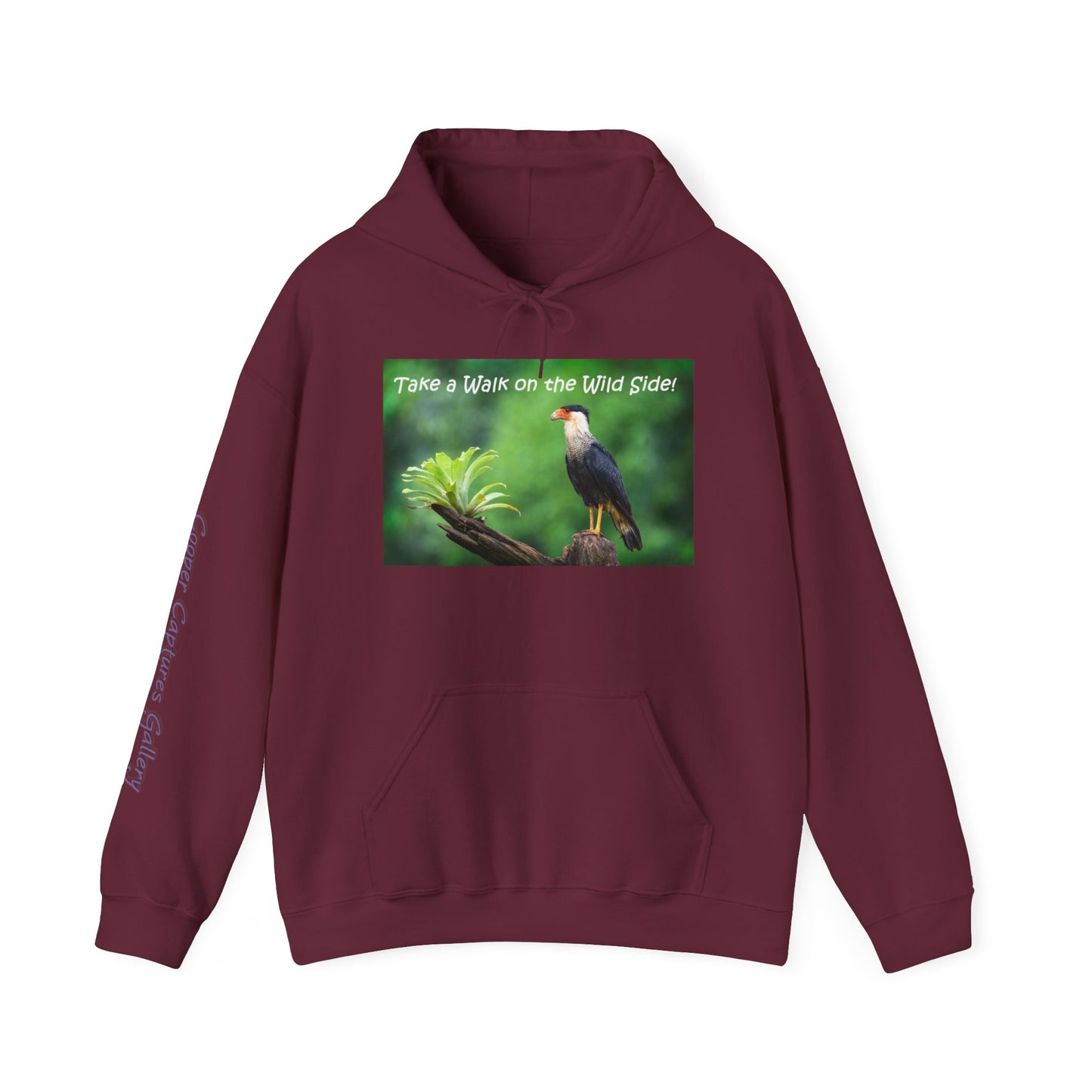 Costa Rican Crested Caracara - Heavy Blend™ Hooded Sweatshirt