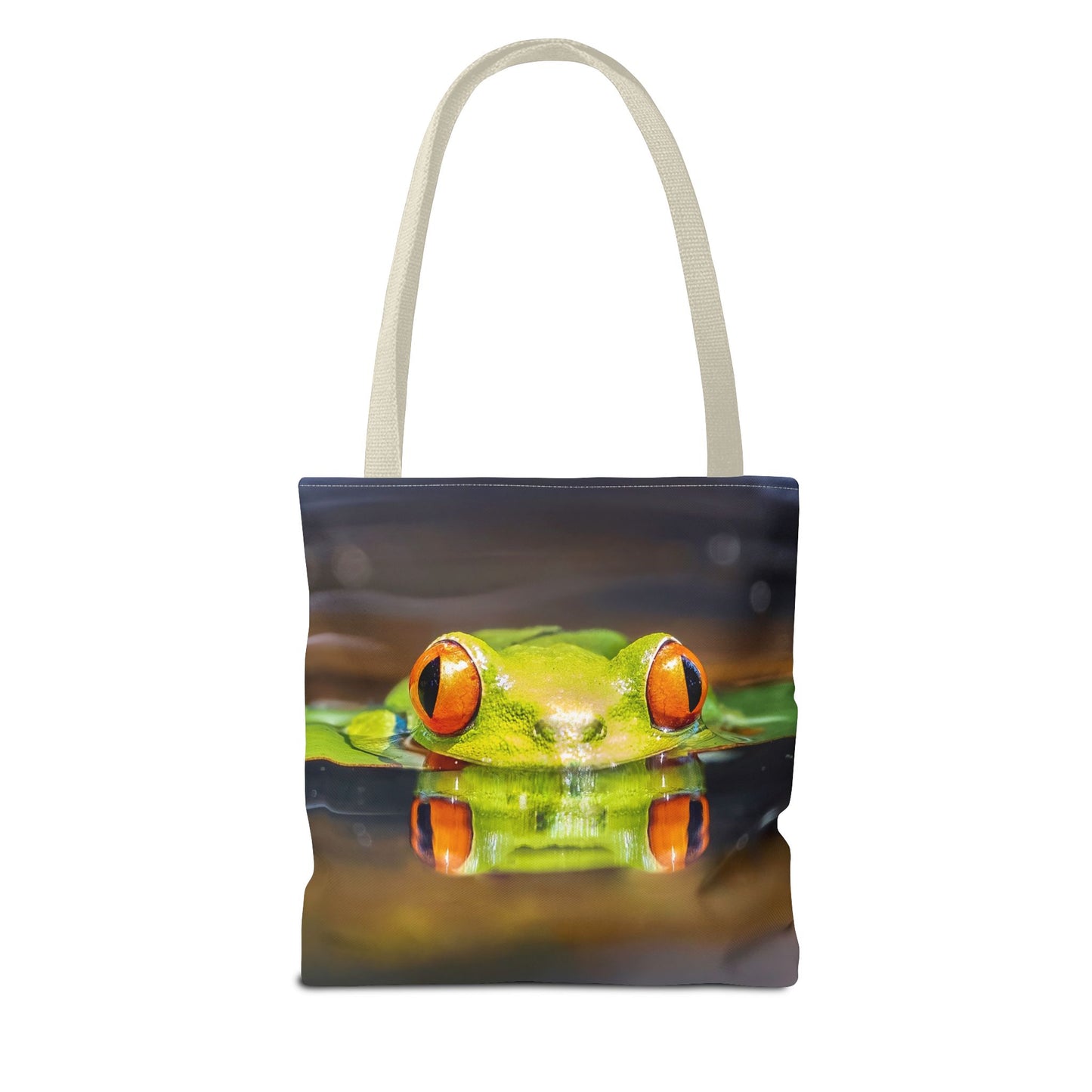 Colorful Frog Tote Bag - Eco-Friendly Wildlife Lover's Accessory