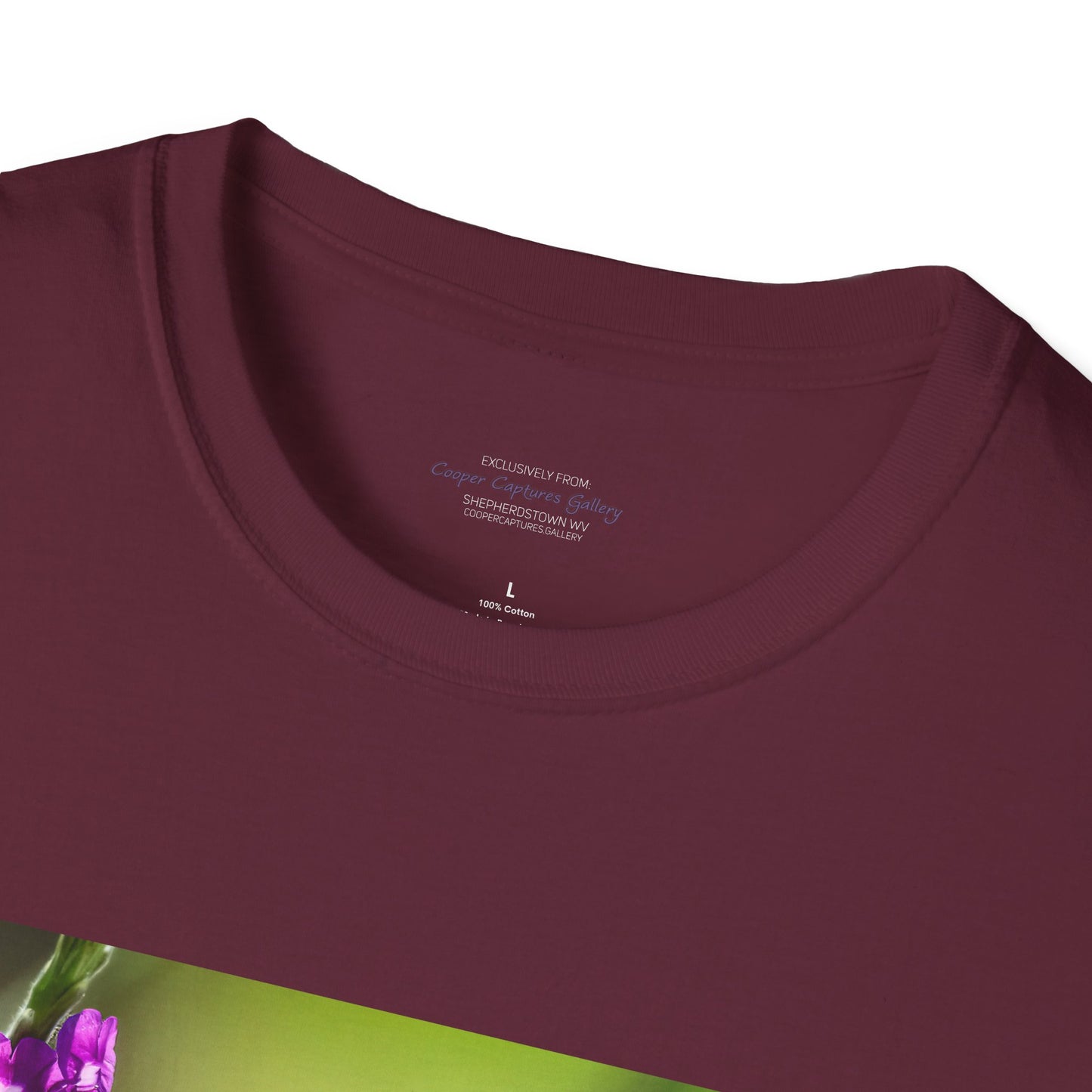 Costa Rican Rufous-tailed hummingbird in flight - T-shirt